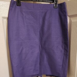 J. Crew Purple Pencil Skirt